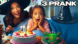 PRANK  L Anniversaire de Sorcière de ma fille  QUI TERMINE MAL 😈😈 [upl. by Cal]