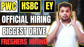 PWC  HSBC Hiring Announced  OFF Campus Drive For 2025 2024 Batch Hiring  Latest Fresher Jobs [upl. by Eiliah]