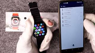 How To Connect T800 Ultra Smart Watch To Android Phone [upl. by Lek42]