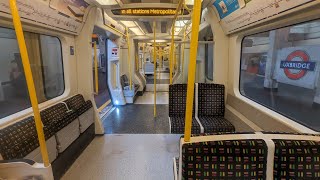 Metropolitan line full journey Uxbridge to Aldgate all stations 27072022 [upl. by Meece]