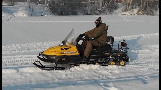 ЧЕСТНО ПРО Skidoo Scandic SWT 550 и Land Cruiser 200 [upl. by Haras779]