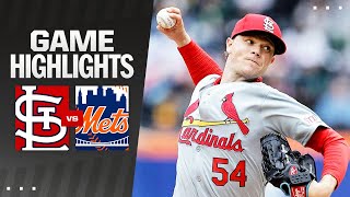 Cardinals vs Mets Game Highlights 42724  MLB Highlights [upl. by Nylekoorb]