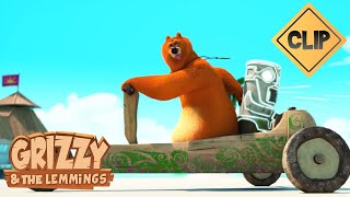 🏁 Fast amp Curious 🐻🐹 Grizzy amp les Lemmings  Cartoon [upl. by Hoj]