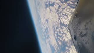 Launch of MAPHEUS 5 Sounding Rocket ❘ FHD 253km Earth Footage ❘ No Fish Eye Lens Effect ❘ 432Hz BGM [upl. by Ahsekyt]