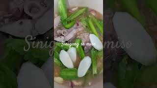 Tanigue na isda gulay at miso food filipinocooks filipinofoodstyle cooking [upl. by Kan921]