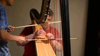 20130523 1944 Bowing on Harp Extended Technique [upl. by Akila98]