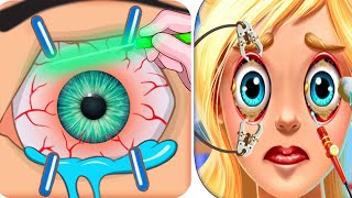 ASMR Eye Stone Removal Animation  Treatment of conjunctivitis NO BGM [upl. by Lazaro]