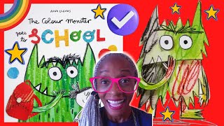 The Colour Monster Goes to SCHOOL  with edu prompts Read aloud by Anna Llenas [upl. by Neirual]