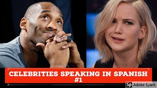 celebrities speaking in Spanish 1 🗣🔝🇪🇸 [upl. by Zailer810]