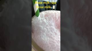 Rose milk rajas Rose 🌹 milk 🥛food rosemilkraja  rose milk  davsdelight ytshorts [upl. by Nairim]