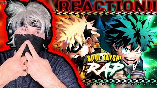 BAKUGO amp DEKU RAP AMV REACTION  “TOP”  Soul Tayshi ft Mix Williams MHA [upl. by Atnad]