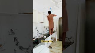 Kitchen cabinets installation process viralshorts trendingshorts trendingshorts ytshorts [upl. by Ule]