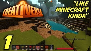 Creativerse Gameplay  Lets Play S1 Part 1 quotLike Minecraft Kindaquot [upl. by Sitoiganap]