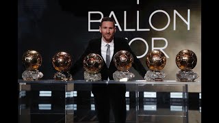 Leo Messi sixtime Ballon dOr winner [upl. by Inilam]