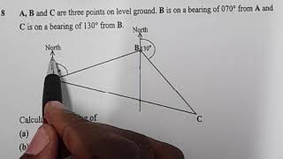 Calculating bearings made easy Step  by  step guide part 1 bearings GSCEMathematicsZone12 [upl. by Candless]