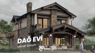 Şilede Dağ Evi Konseptli Villa Tasarımı [upl. by Merriman]