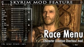 Skyrim Mod Feature RaceMenu by expired [upl. by Aicnilav929]