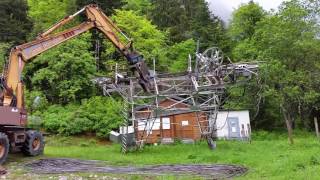 Le démontage du téléski de Casserousse à Chamrousse [upl. by Alvira]