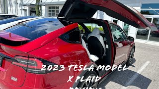 2023 Model X Plaid 3 month review [upl. by Kynthia]