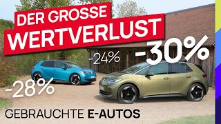 Gebrauchte Elektroautos  Der große Wertverlust [upl. by Sisco]