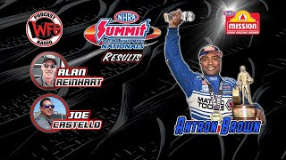 Antron Brown joins WFO Radio after winning the Summit Racing Equipment NHRA Nationals [upl. by Dawson]