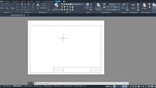 Autocad  Zeichnung auf´s Papier bekommen  vom Modell in den Druckbereich wechseln [upl. by Lothair157]