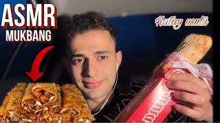 🌯 BOL SOSLU HATAY USULÜ DÖNER YEMEK ASMR TÜRKÇE [upl. by Estey551]