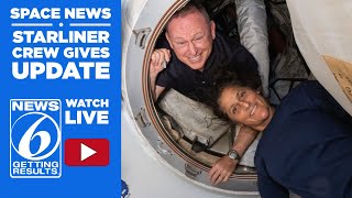 WATCH LIVE Starliner crew gives update from International Space Station [upl. by Nuahsar]