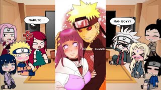 Naruto amp friends with Jiraiya Tsunade and Kushina reacts to Future  NaruHina [upl. by Eniamej]