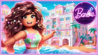 NEW BEACH HOUSE in Barbie Dreamhouse Tycoon Roblox [upl. by Sida]