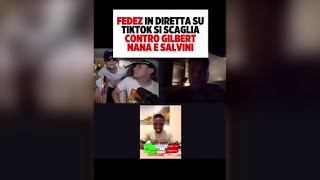 Nuovo botta e risposta FedezSalvini con Gilbert Nana in mezzo [upl. by Nosmas75]