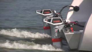 New Electric Boat  A 32 Foot Torqeedo Powered Catamaran The Blue Planet 32E [upl. by Llorrac729]