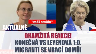 LEYENOVÁ USTOUPILA KONEČNÉ a Tuskovi Okamžitá reakce Konečné [upl. by Irtimid611]