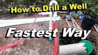 Fastest Way to Get Water  How to JET a Well with Pressure Washer and Connect Pump  Complete Guide [upl. by Jeni]