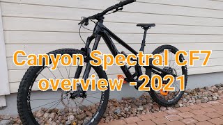 CANYON SPECTRAL CF 7 Overview 2021 NEW MODEL TRAILBIKE [upl. by Alit346]