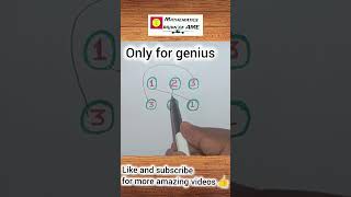 math  puzzle  connect 1 to 1  2 to 2  3 to 3 without crossing the line [upl. by Monjan]