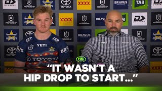 Todd Payten FUMES after Holmes sin bin 😡  Cowboys Press Conference  Fox League [upl. by Forlini578]