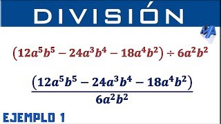 División de polinomio entre monomio  Ejemplo 1 [upl. by Keviv]