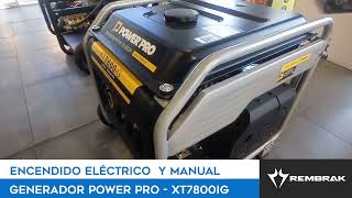 Generador a gasolina Power Pro XT7800ig  75 kVA [upl. by Fabiolas]