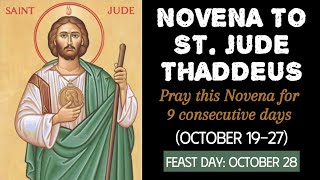 OCT 1927 NOVENA TO ST JUDE THADDEUS 9 Days Prayer Novena StJude CatholicPrayer Miracle [upl. by Michaele717]