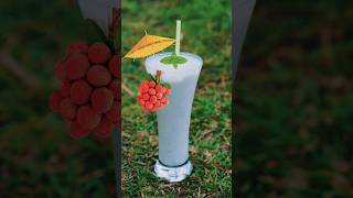 Lychee Milkshake Drinks Recipe  Village Boys Crazy Funny Food Creation  shorts [upl. by Galan]