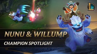 Nunu amp Willump Champion Spotlight  Gameplay  League of Legends [upl. by Yvon698]