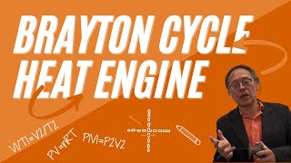 Thermodynamics Of Brayton Cycle Heat Engine  AWESOME Theory [upl. by Eimmas]