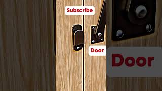 Door Locked viralvideo lockpuzzle carpentry wood slidinglock woodwork puzzle woodenpuzzle [upl. by Luamaj568]