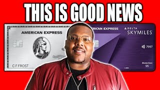 This NEW Credit Card NEWS Is Good NEWS For MANY American Express Card Holders [upl. by Adniuqal442]