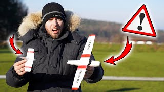 40€ RC FLUGZEUG BRICHT DURCH  Fliegen Lernen und Crash  Cessna 182 Goolsky FX801 im Test [upl. by Xylon]