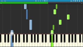 Bach Little Prelude n°2  BWV 934 Synthesia 100 Speed [upl. by Glassman]