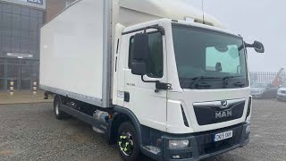 MAN TGL 7160 75TONNE GRP BOX VAN 2019  DK19 XKN [upl. by Camala]