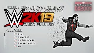 WWE 2K19 PS2 ISO By Zaiko Released  Download Link [upl. by Gerti]