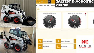Jaltest Diagnostic Software Demo on Bobcat Skid Steers  A300 Model Showcase [upl. by Elleivad996]